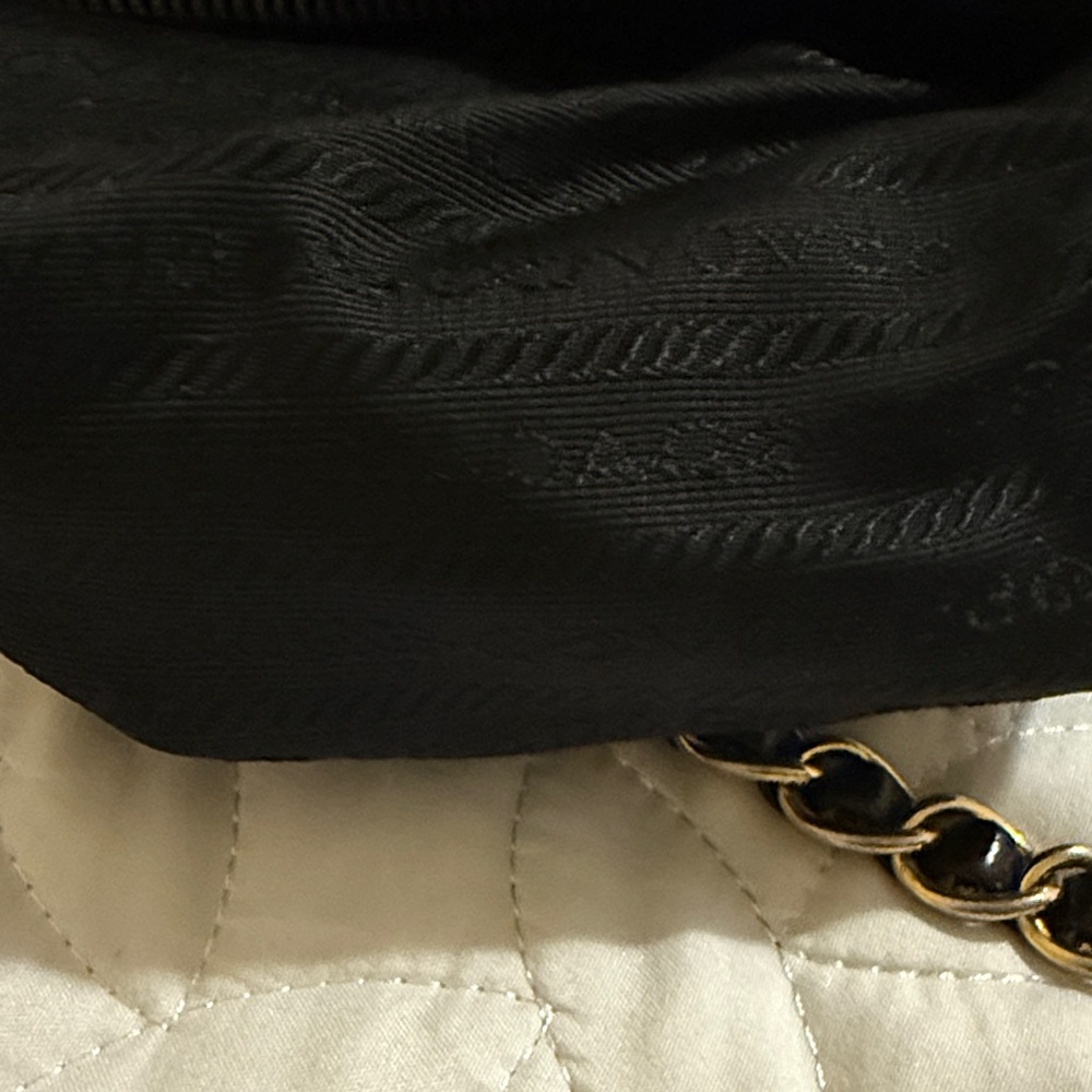 Prada Black Crossbody Bag with Gold Chain - Picture 6 of 7
